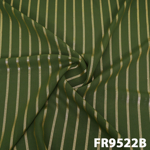Foil Georgette Fabric-FR9522
